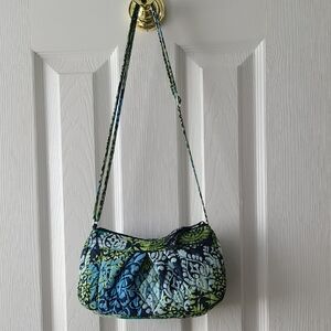 Vera Bradley Blue and Green Crossbody Bag